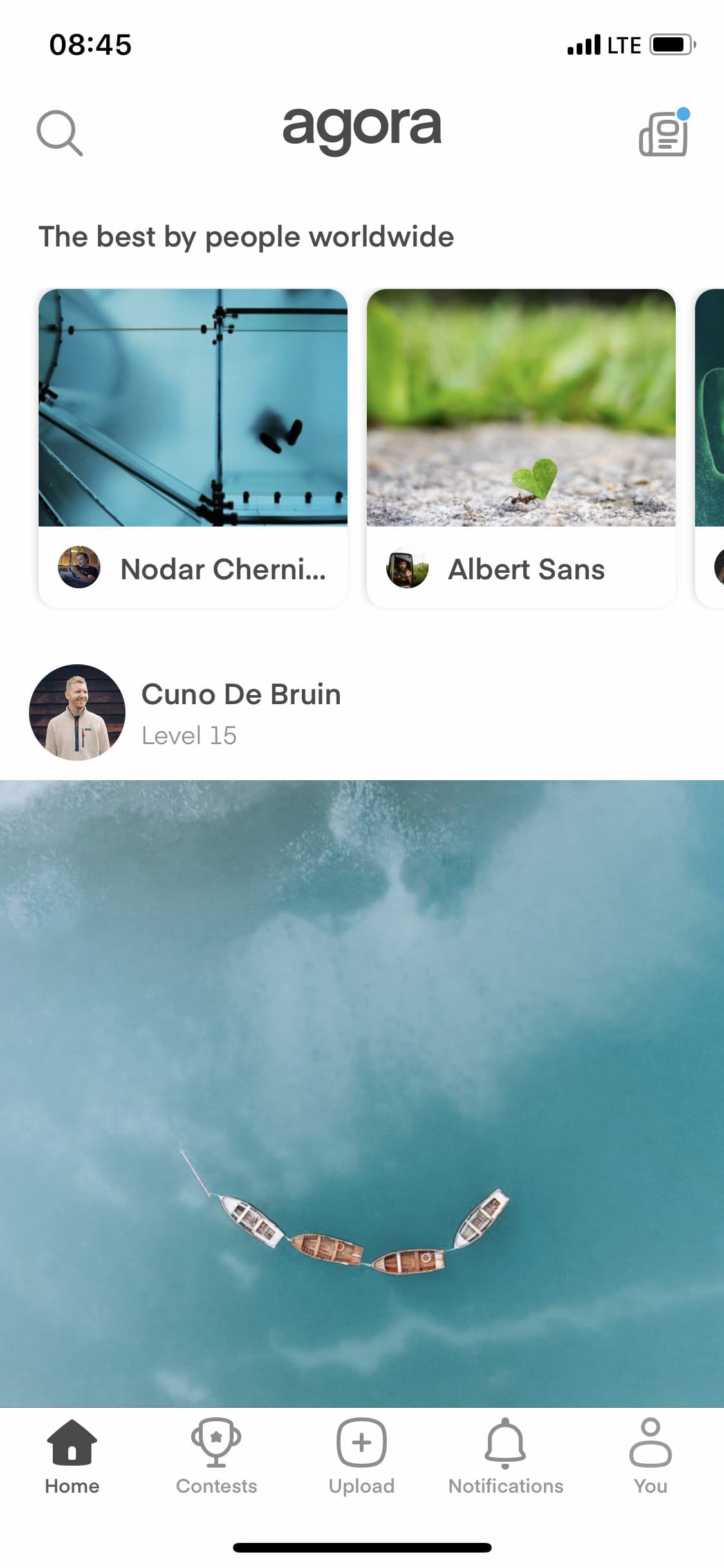 Screenshot of Agora