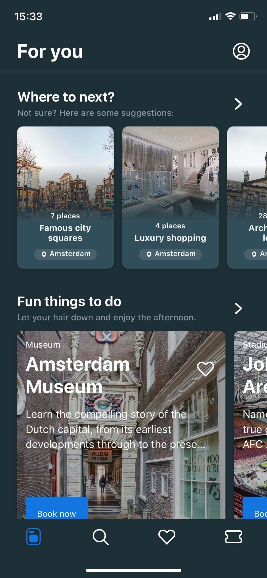 Screenshot of CityBook
