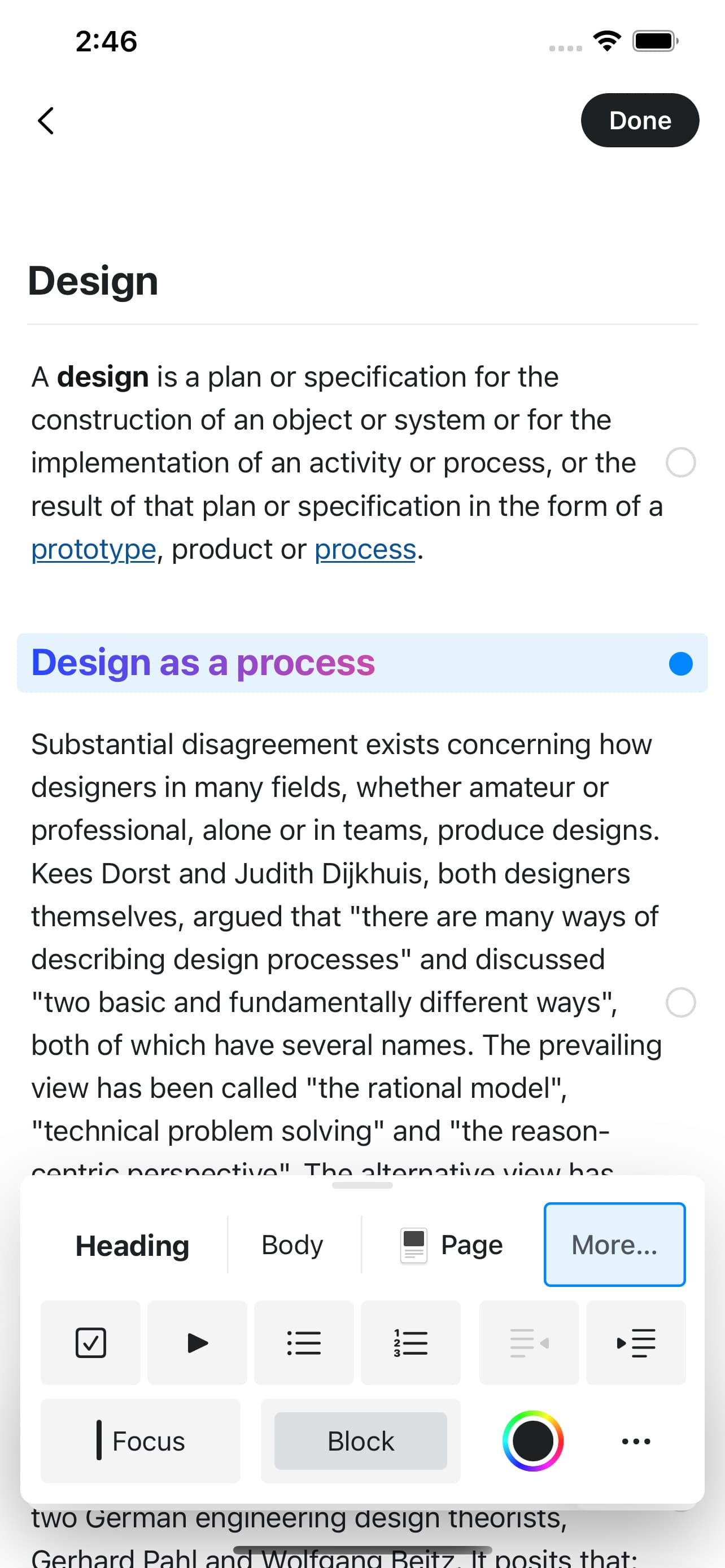 Screenshot of Craft