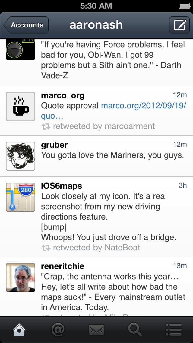Screenshot of Flurry