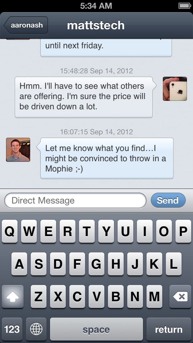 Screenshot of Flurry