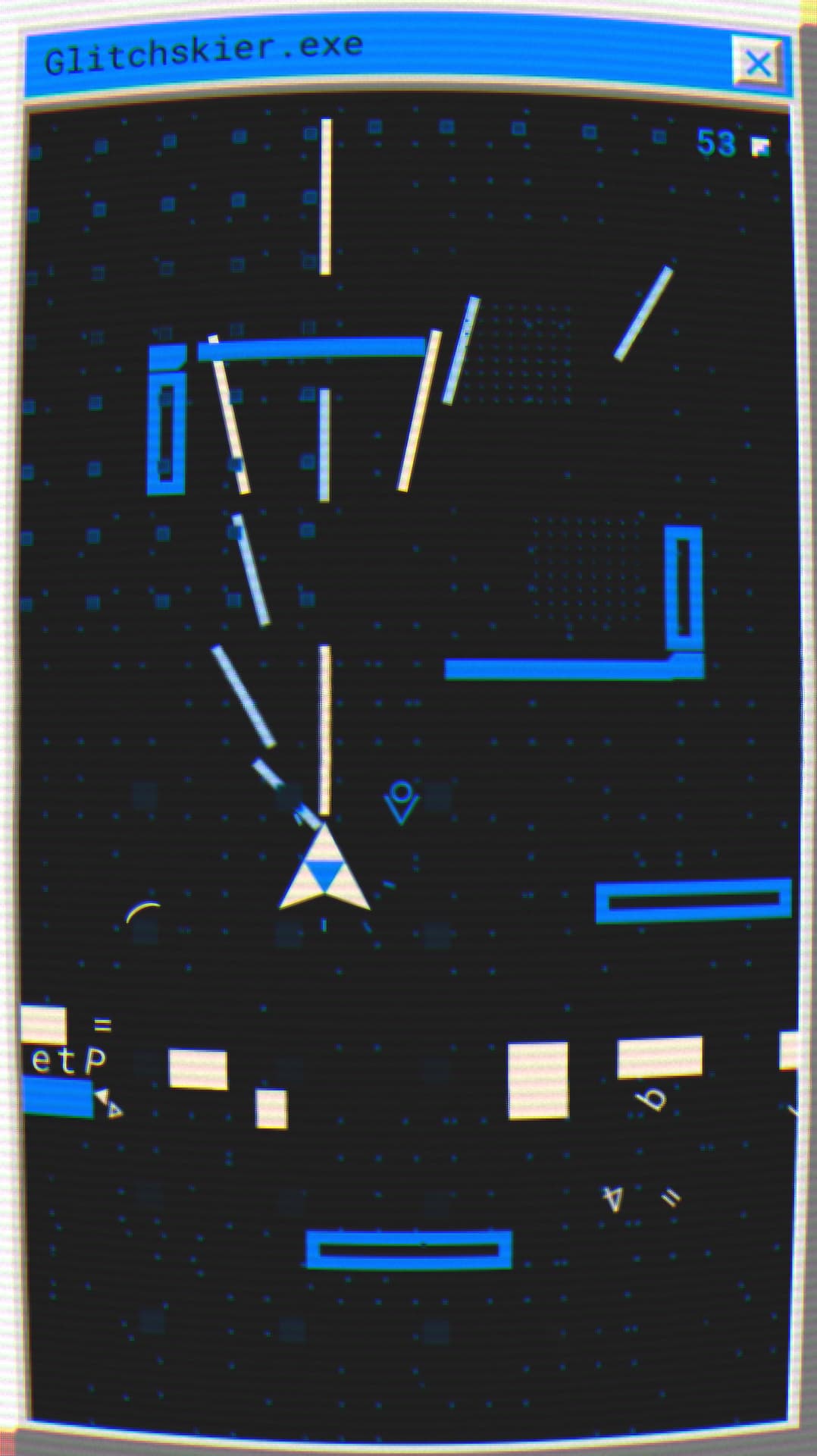 Screenshot of Glitchskier