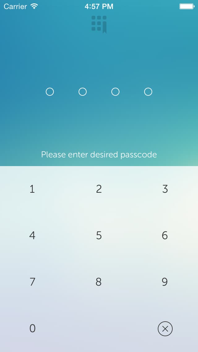 Screenshot of Grid Diary