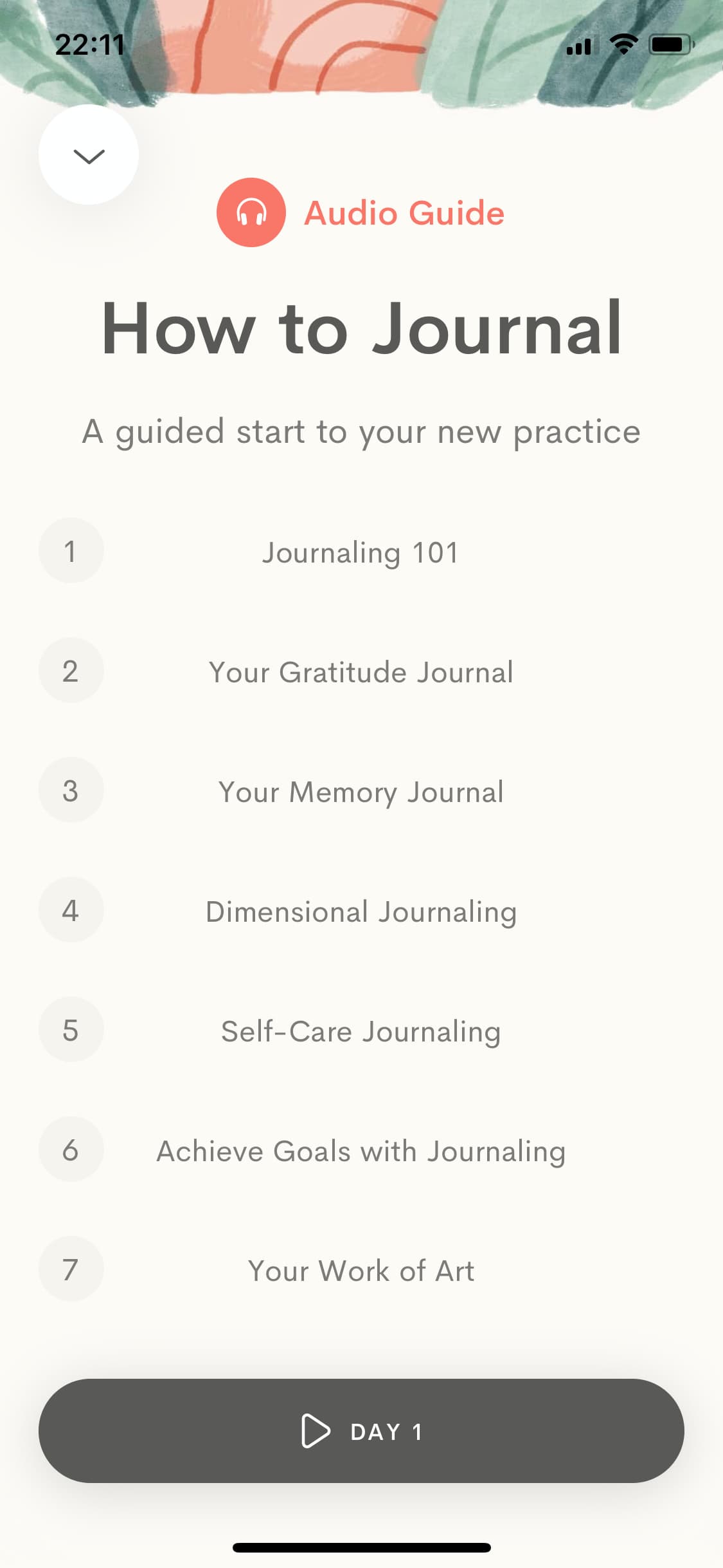 Screenshot of Jour