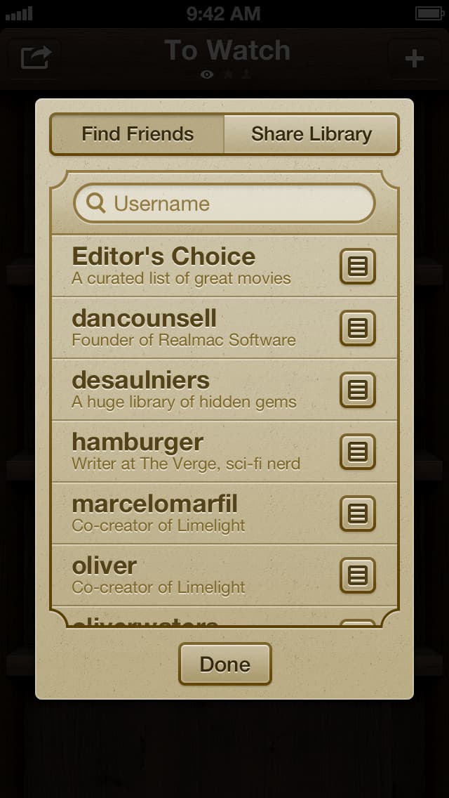 Screenshot of Limelight