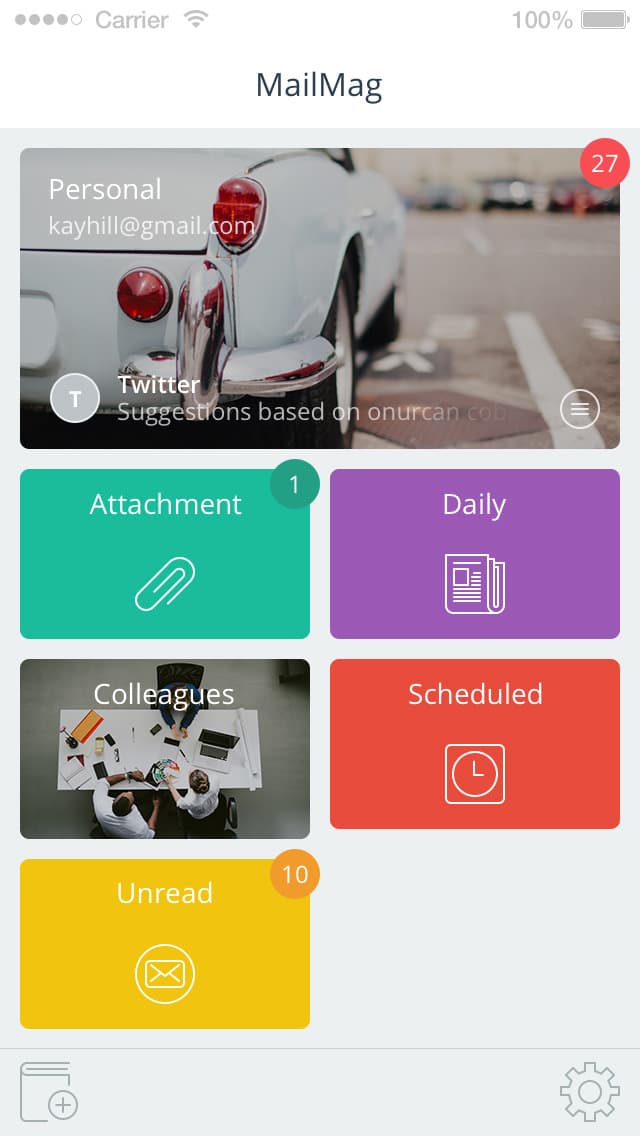 Screenshot of MailMag