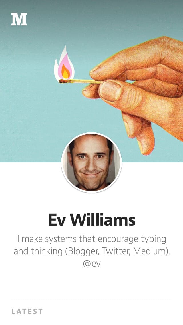 Screenshot of Medium