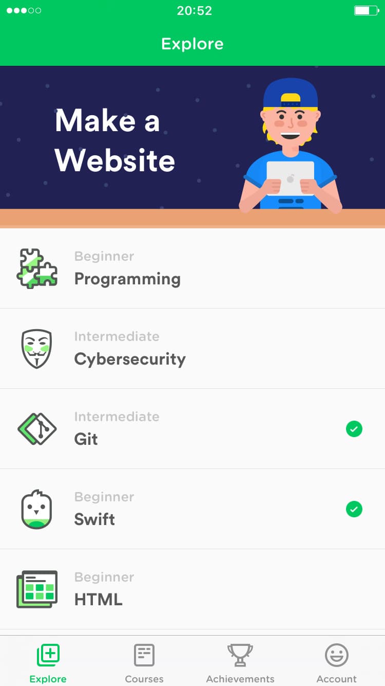 Screenshot of Mimo