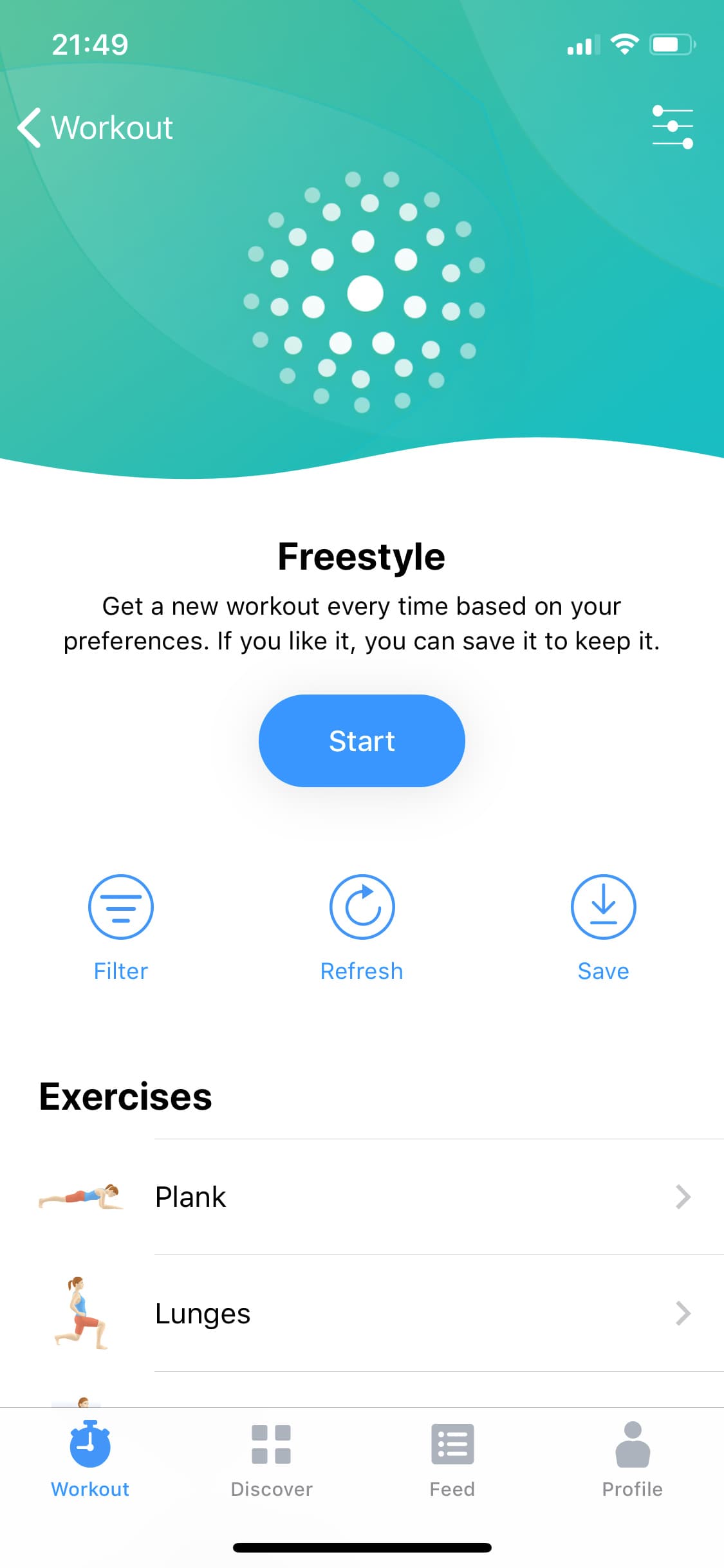 Screenshot of Seven