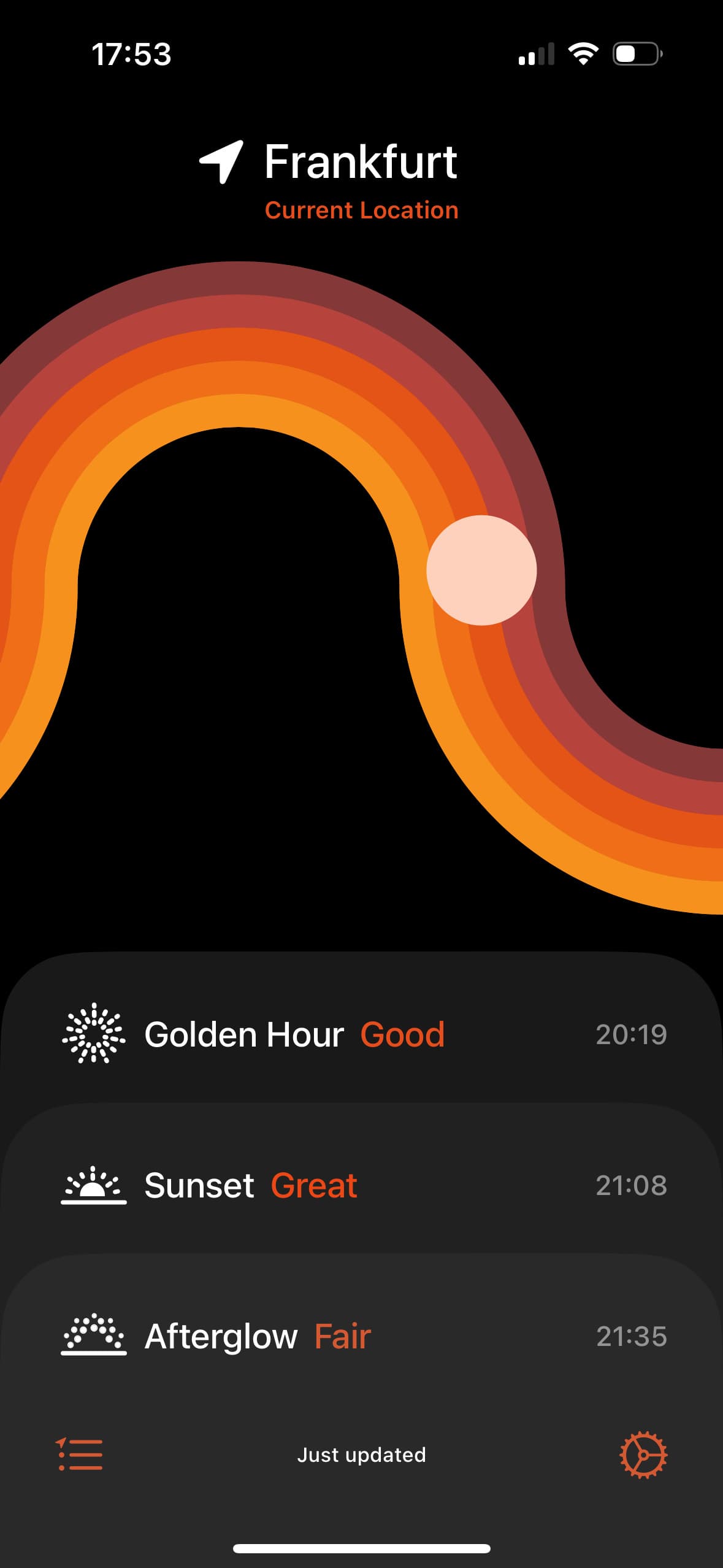 Screenshot of Skylight