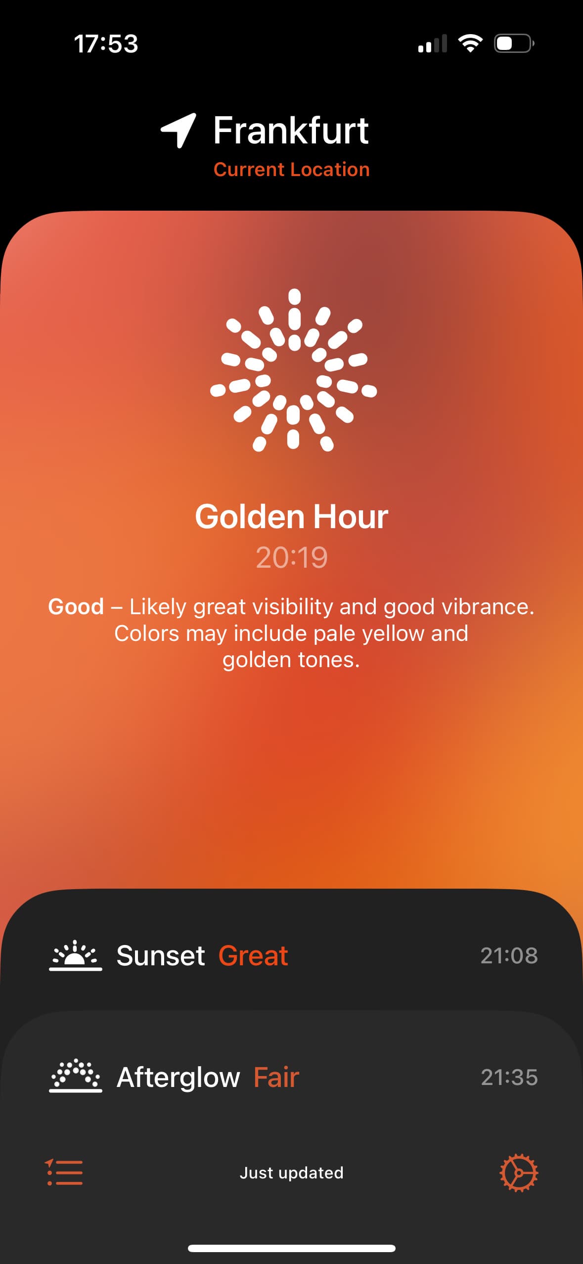 Screenshot of Skylight