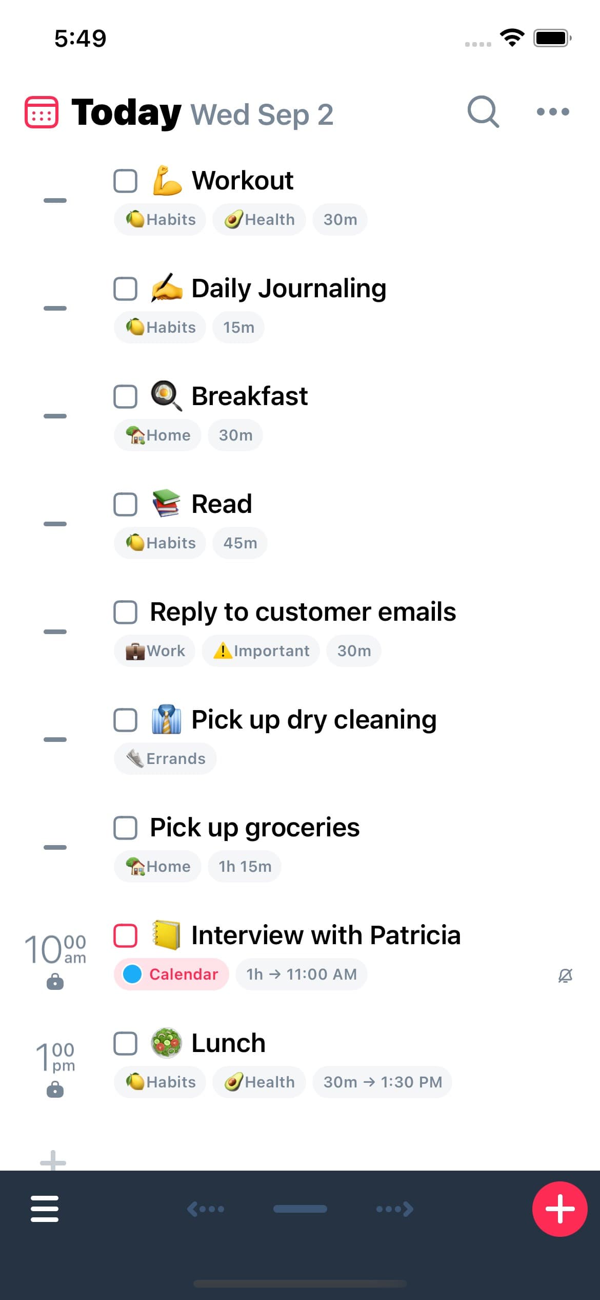 Screenshot of Sorted