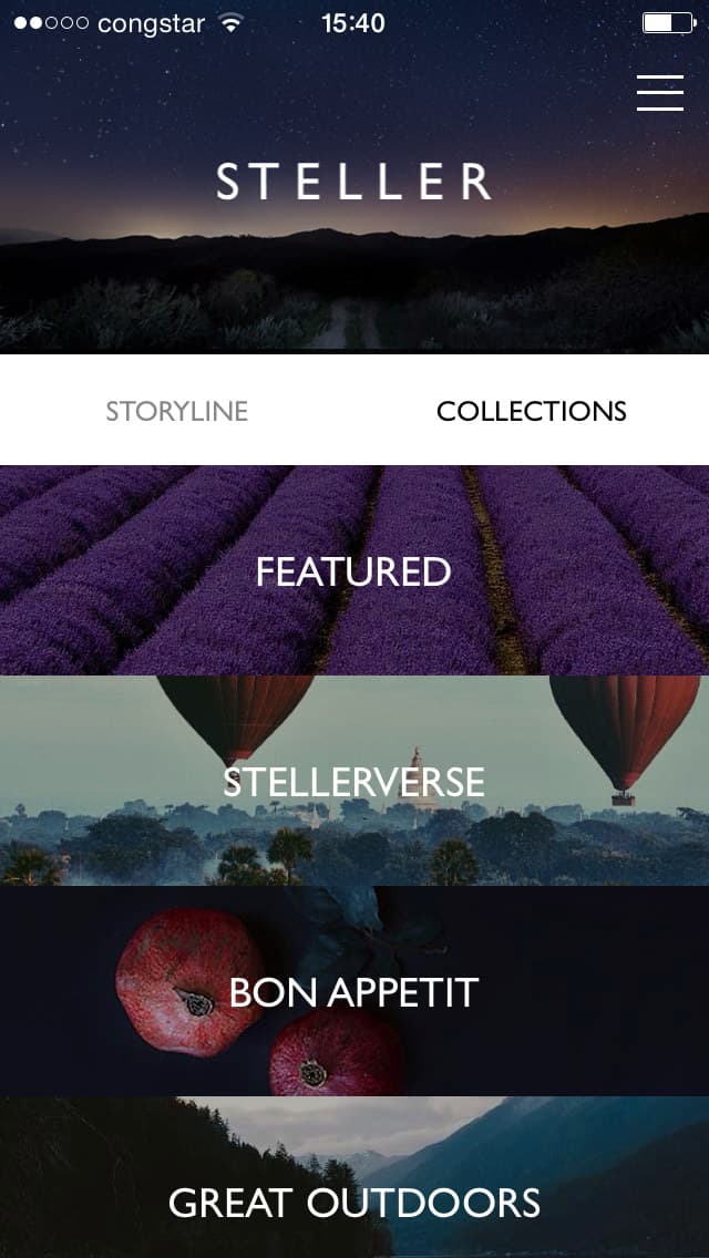 Screenshot of Steller