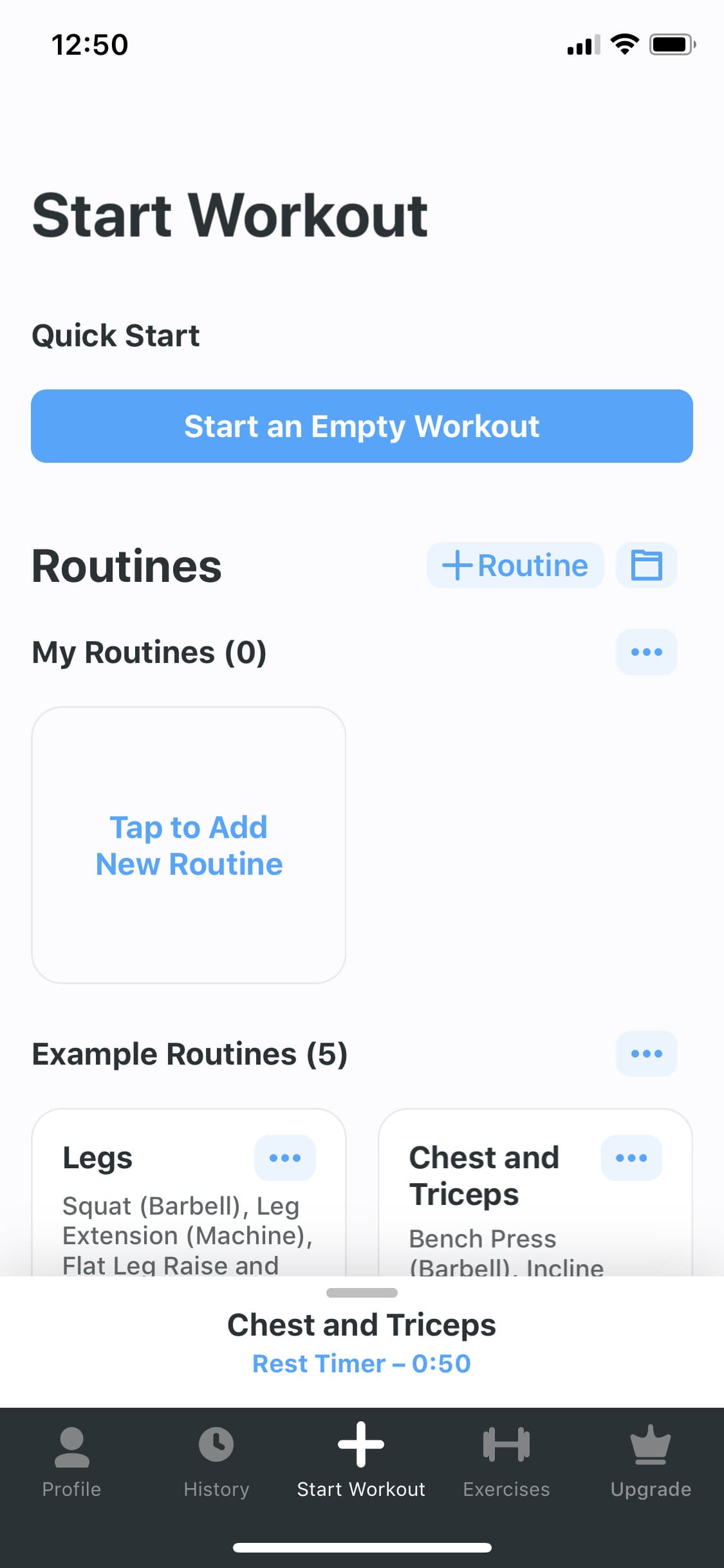 Screenshot of Strong