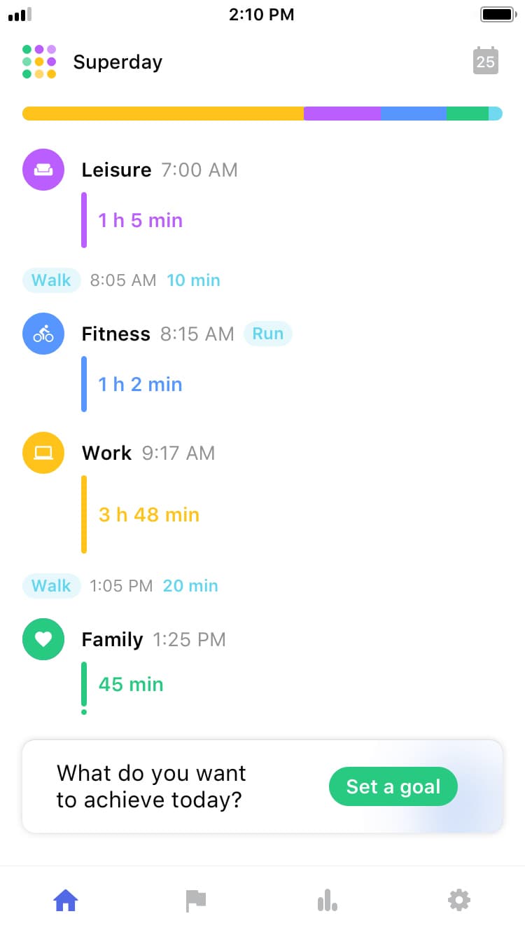 Screenshot of Superday