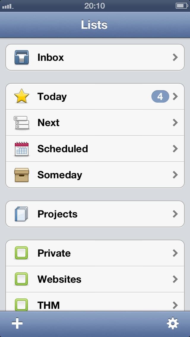 Screenshot of Things