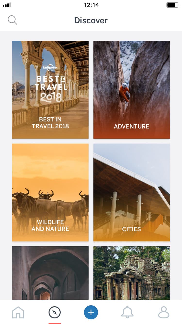 Screenshot of Trips