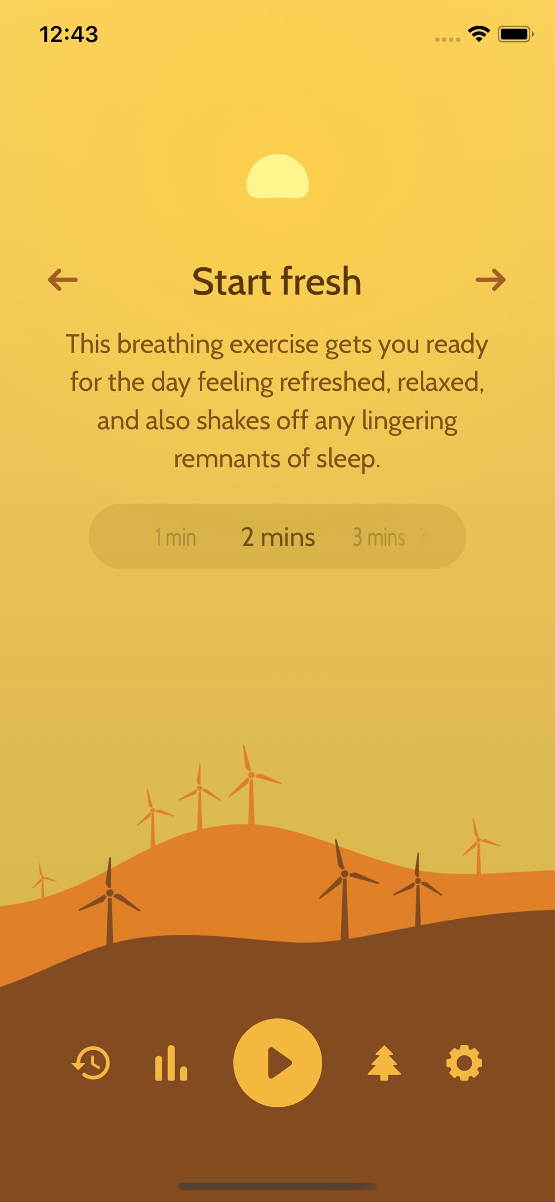 Screenshot of Unwind