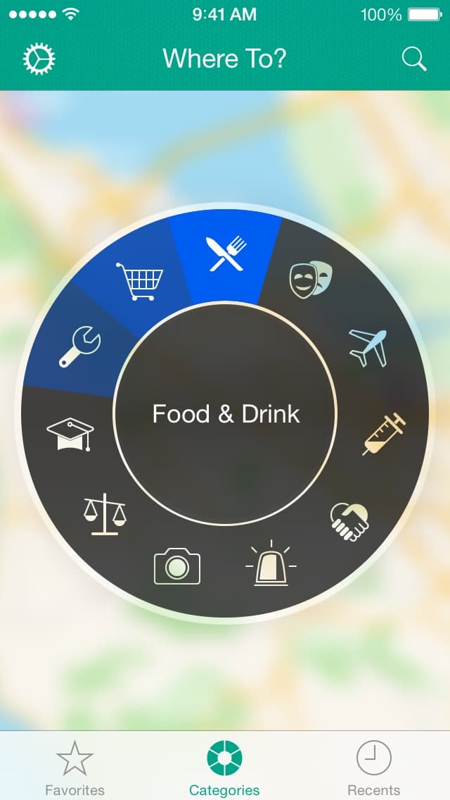Screenshot of Where To?