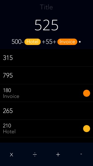 Screenshot of Luna Calculator