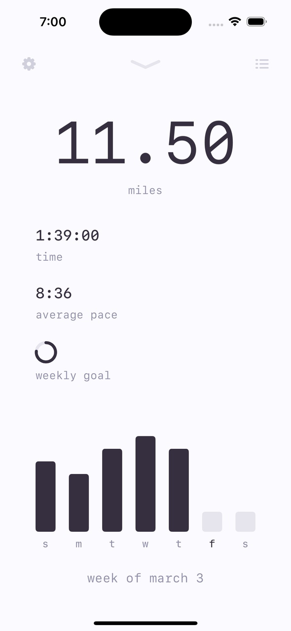 Screenshot of Miles