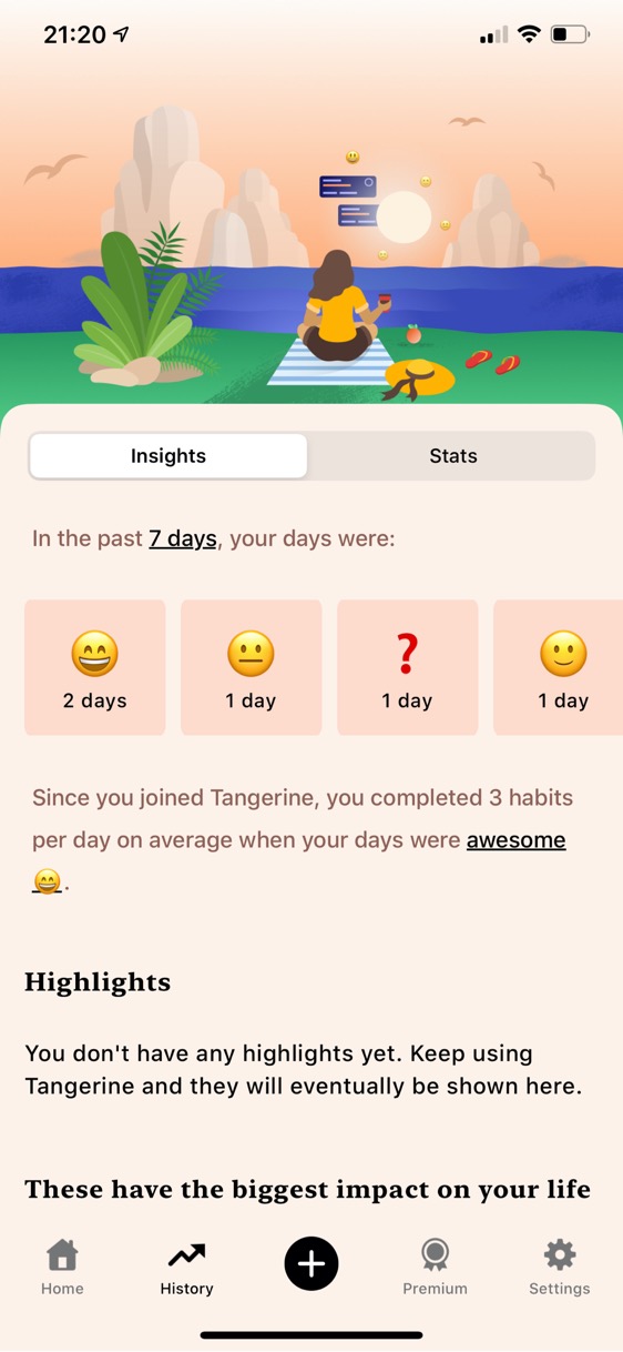 Screenshot of Tangerine