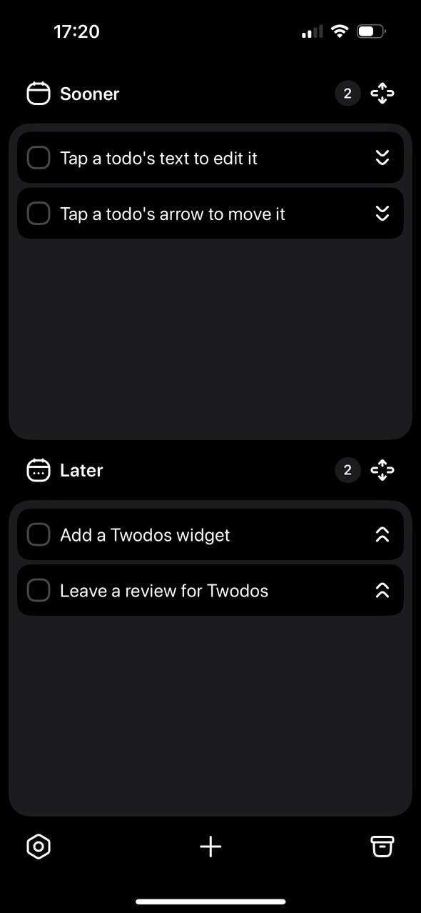 Screenshot of Twodos